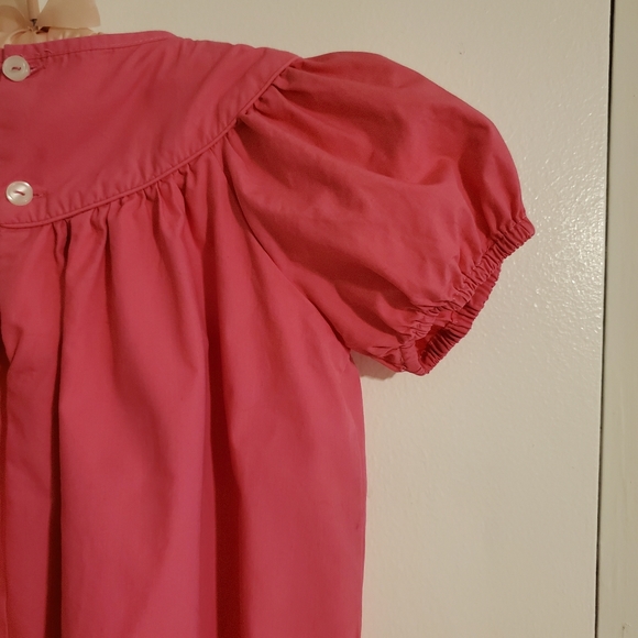 Classic Puffed Sleeve Cotton Dress - size 5 - Picture 4 of 6